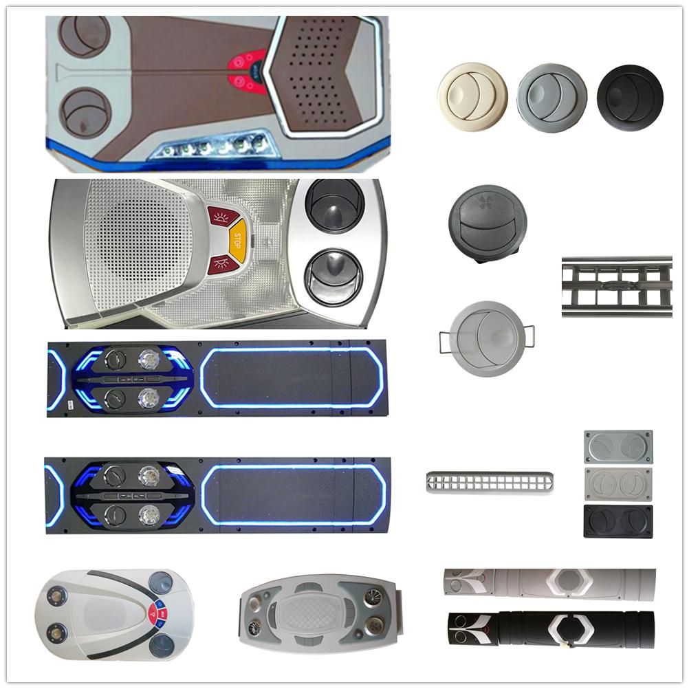 New Product Design Auto Accessories Bus Body Spare Parts Air Vent Wind Outlet with Reading Light Hc-B-12144