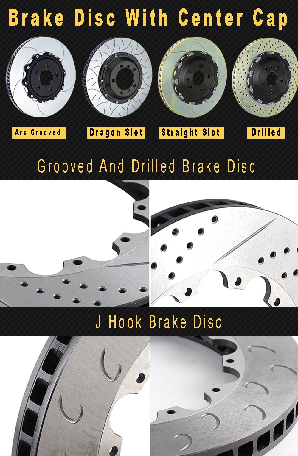 Hot Selling Auto Accessories Carbon Ceramic Metal Front and Rear Brake Disc/Brake Plate 90250546 for Hyundai