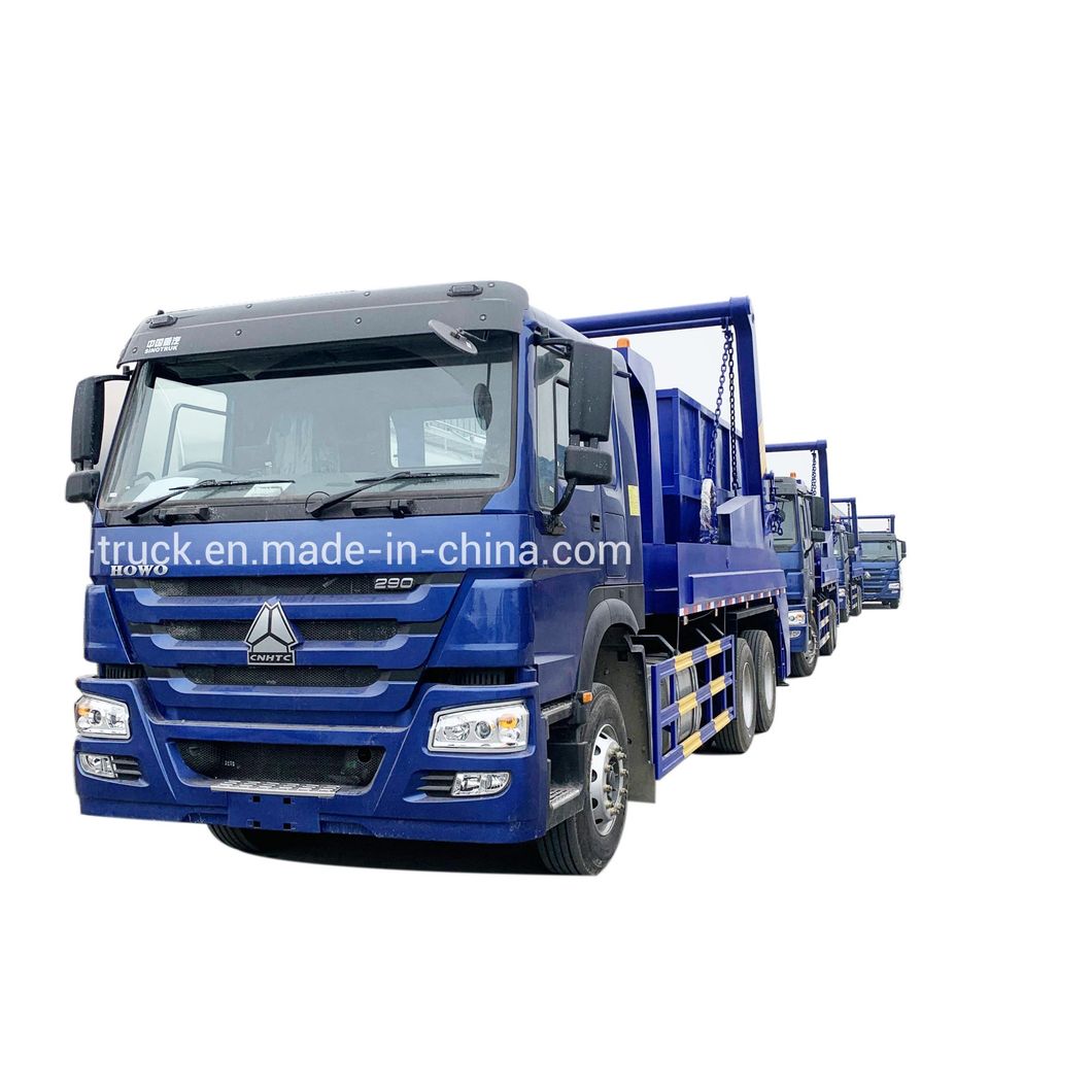 Manufacture New Sino HOWO 15m3 14m3 16m3 13m3 12m3 Skip Loader Waste Refuse Truck