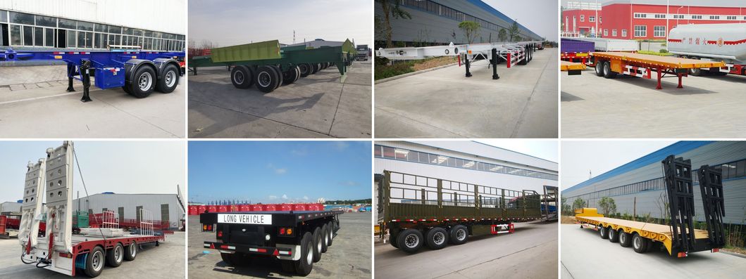 Factory Price 3 Axles General Cargo Transport Truck Trailer Bulk Fence Stake Semi Trailer for Sale