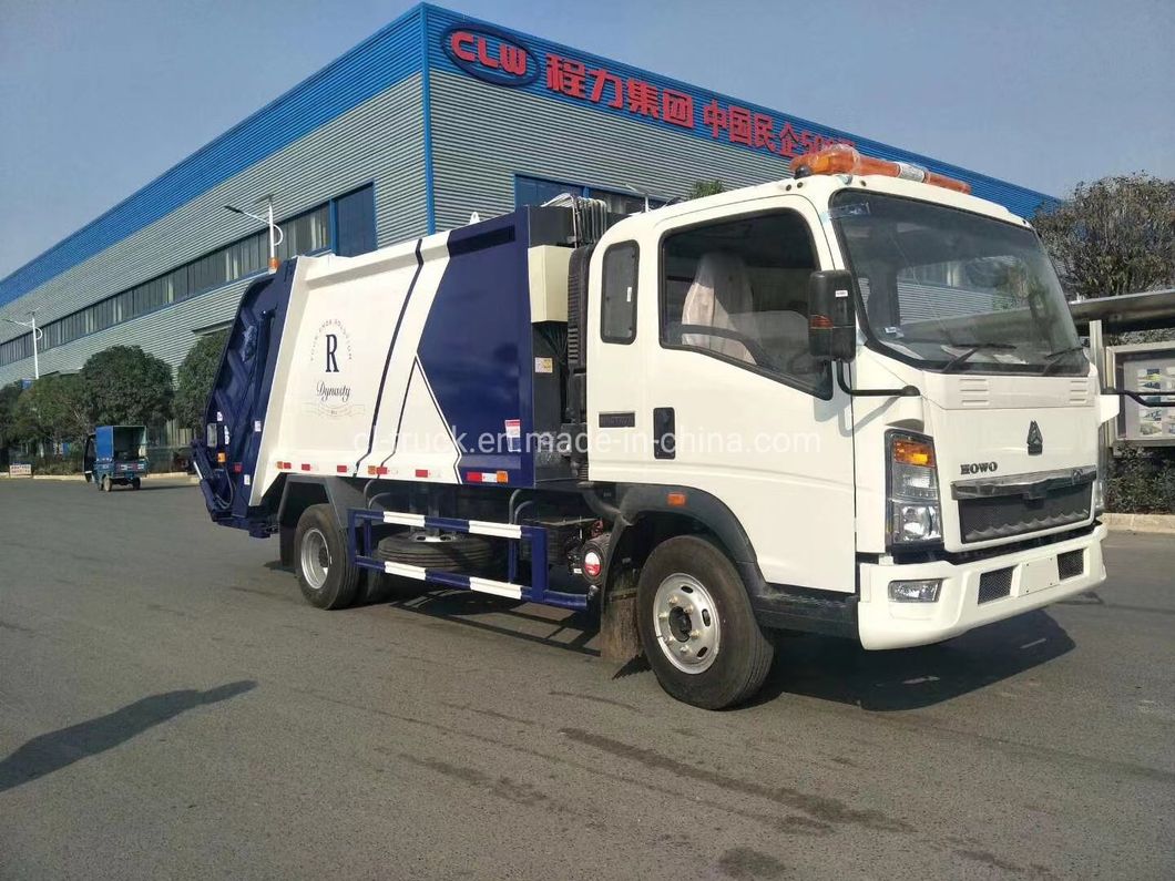 Sinotruk China HOWO Light 5tons 6tons Compactor Garbage Truck