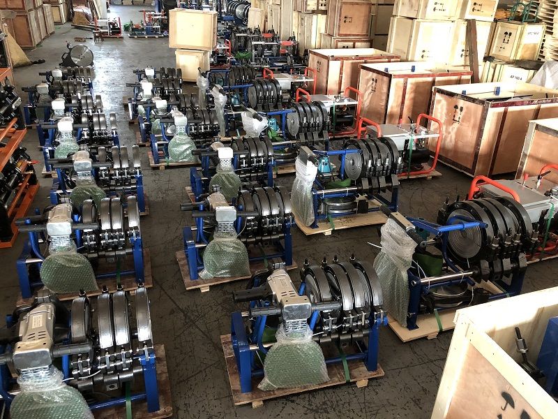 40mm-160mm 4 Rings Manual Screw HDPE/PE/PP Pipe Jointing/Welding Machine
