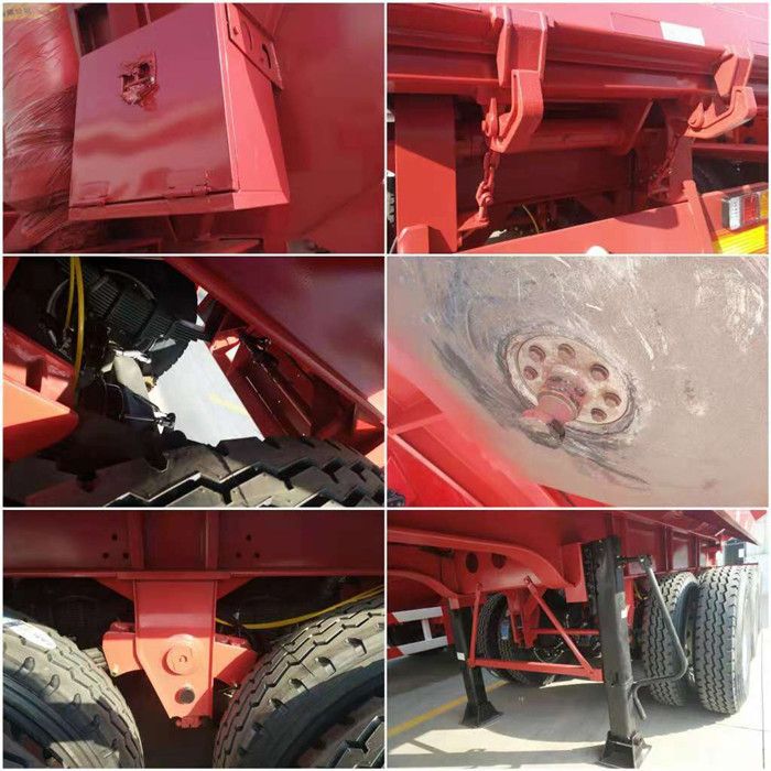 3 Axle Rear Dumper/Tipper Semi Trailer for Sand/Stone/Coal Transport