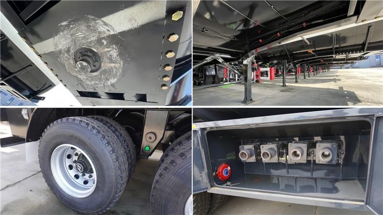 Hot Sale 4 Axle Fuel Tanker Truck Semi Trailer/ Oil Tanker Semi Trailer From Fengyuan Equipment