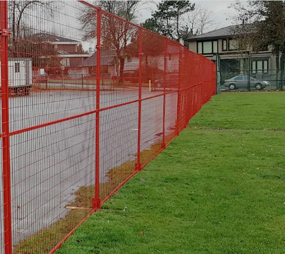 Highly Visable portable Rental Fence Panel Easy Fencing with Powder Coating
