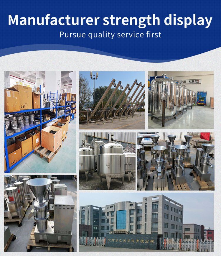 Food Grade Fruit and Vegetable Circulating Split Jf-80 Colloid Mill