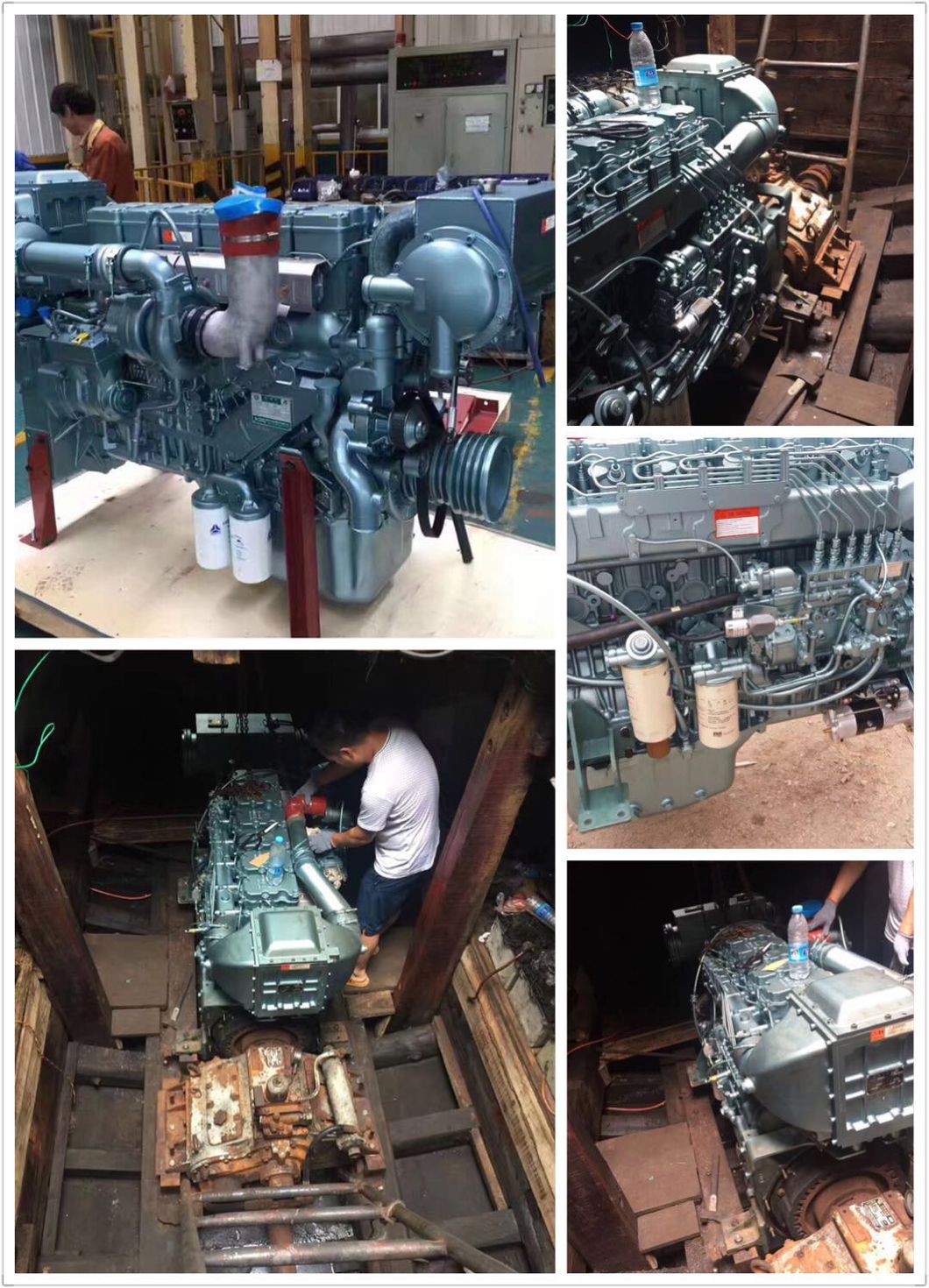 Sinotruk D12.42c Diesel Marine Engine for Light Fishing Boat Use
