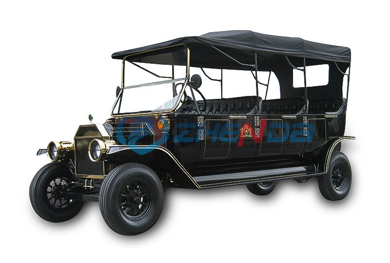 Elegant Blue Personalized Classic Car, Special Craft Classic Old-Fashioned Car, Can Be Used as a Retro Car Model to Visit The Exhibition