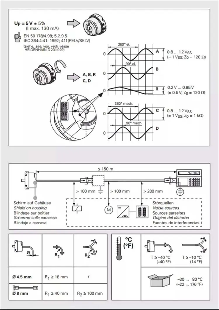Km950278g01 Kdl16L Original Elevator Encoder