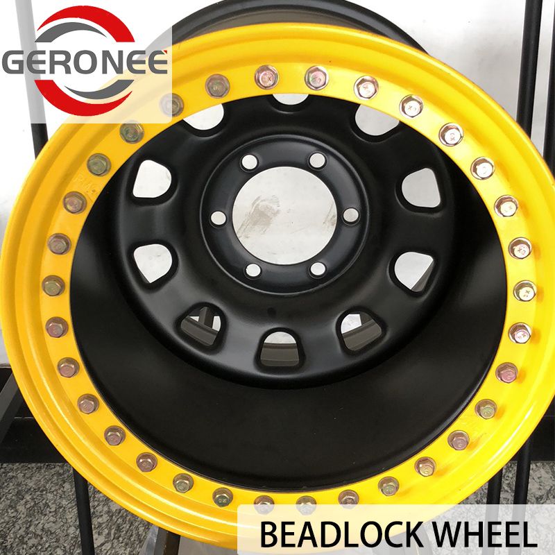 16X6 16X6.5 16X7 16X8 16X10 Beadlock Wheel Non Beadlock Rim Steel Wheel Rim Steel Directional Wheel Rim for 4X4 4WD