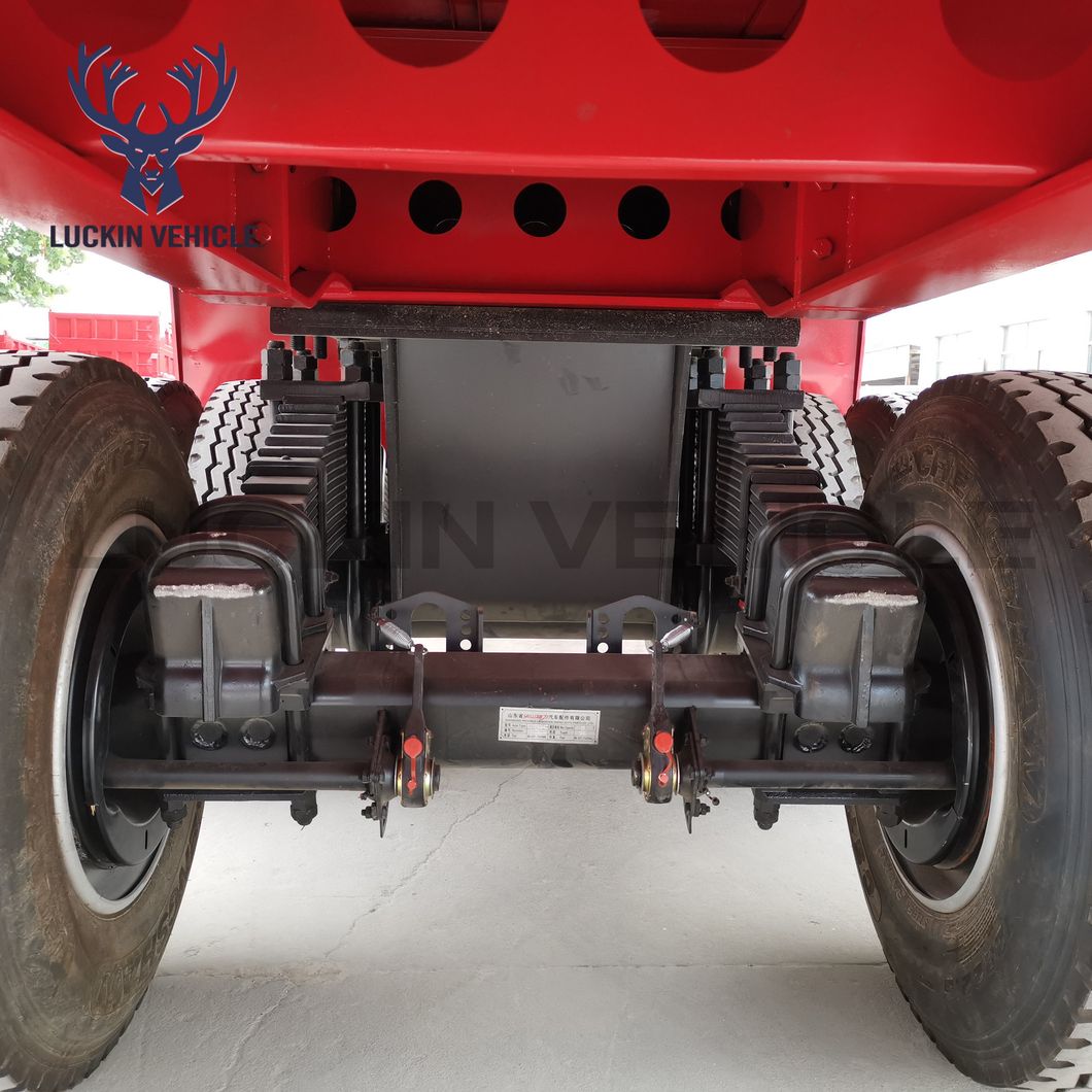 3/4 Axles 80/100 Ton Lowboy Lowbed Double Drop Deck Heavy Duty Semi Trailer for Sale