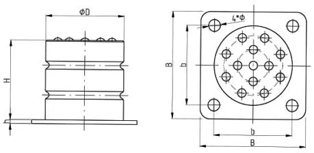 Elevator Crane Trolley Spare Part Anti-Collision Lift Buffer