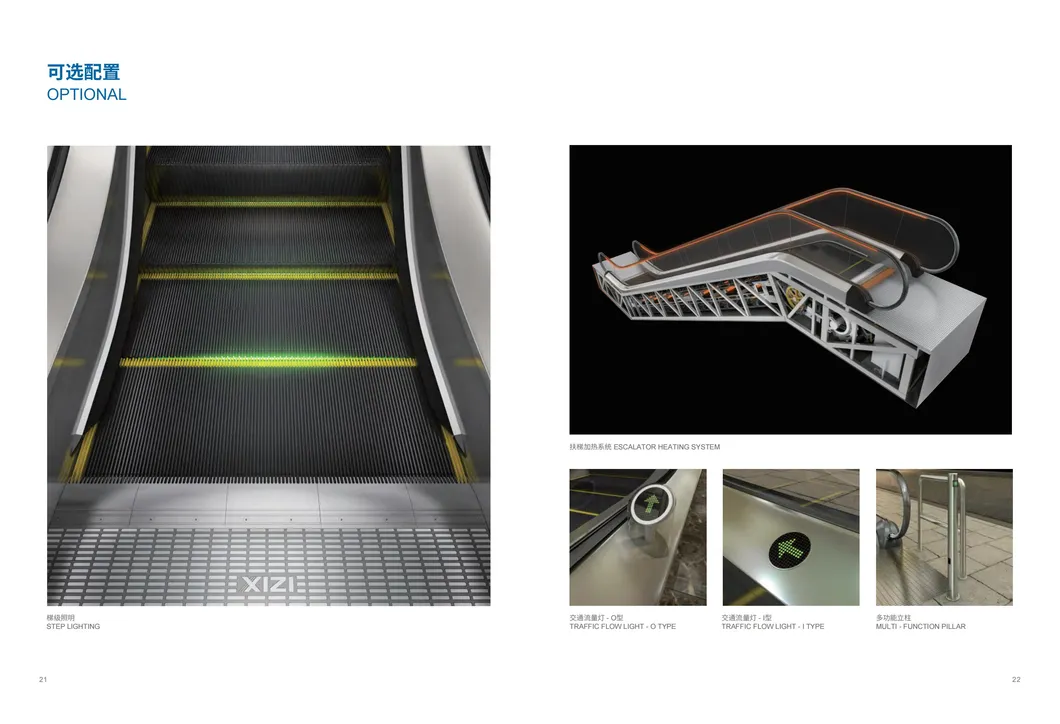 High Quality Energy Saving Sidewalk Supermarket Escalator Moving Walks