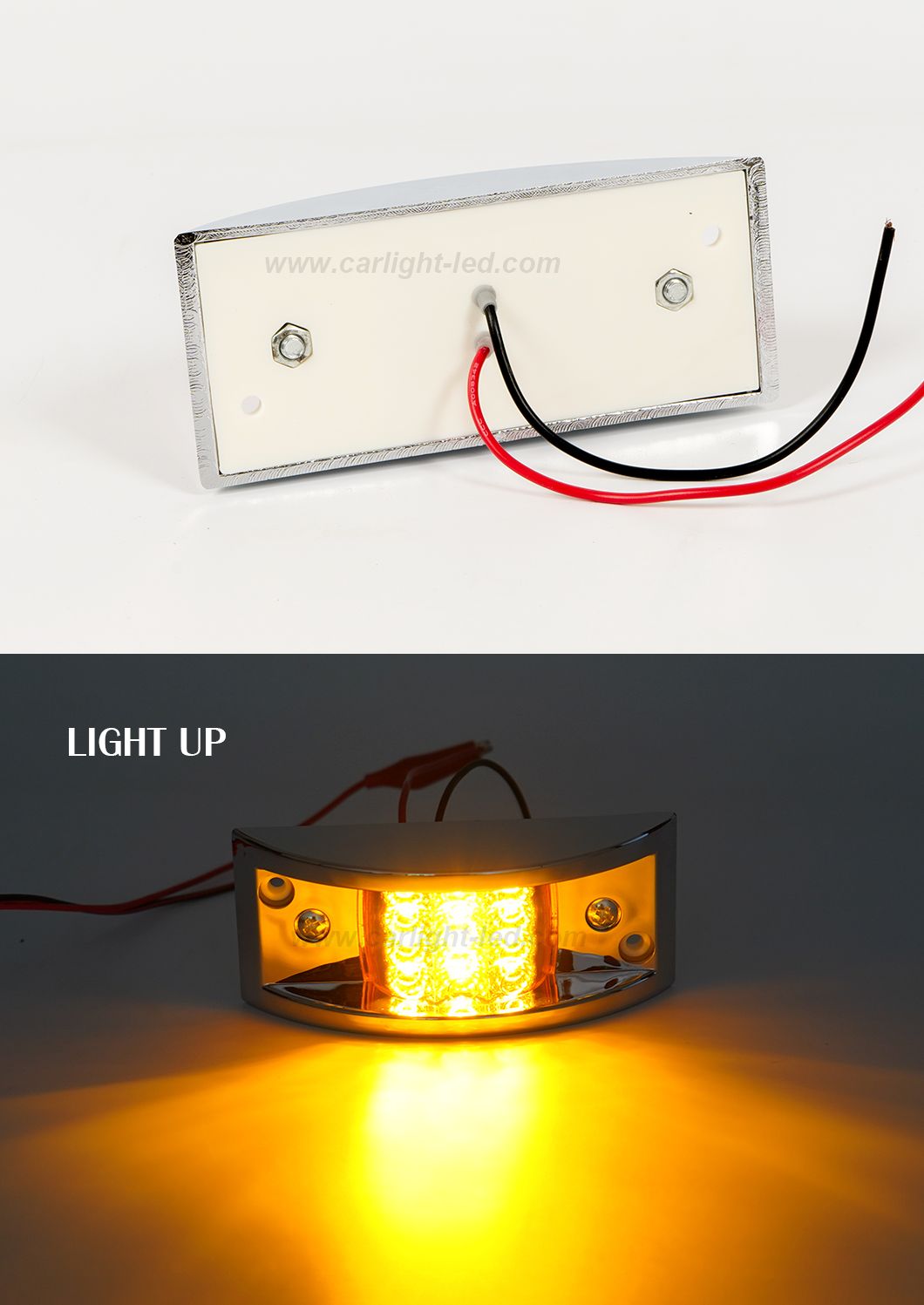Chrome Plated LED Marker Clearance Running Lights