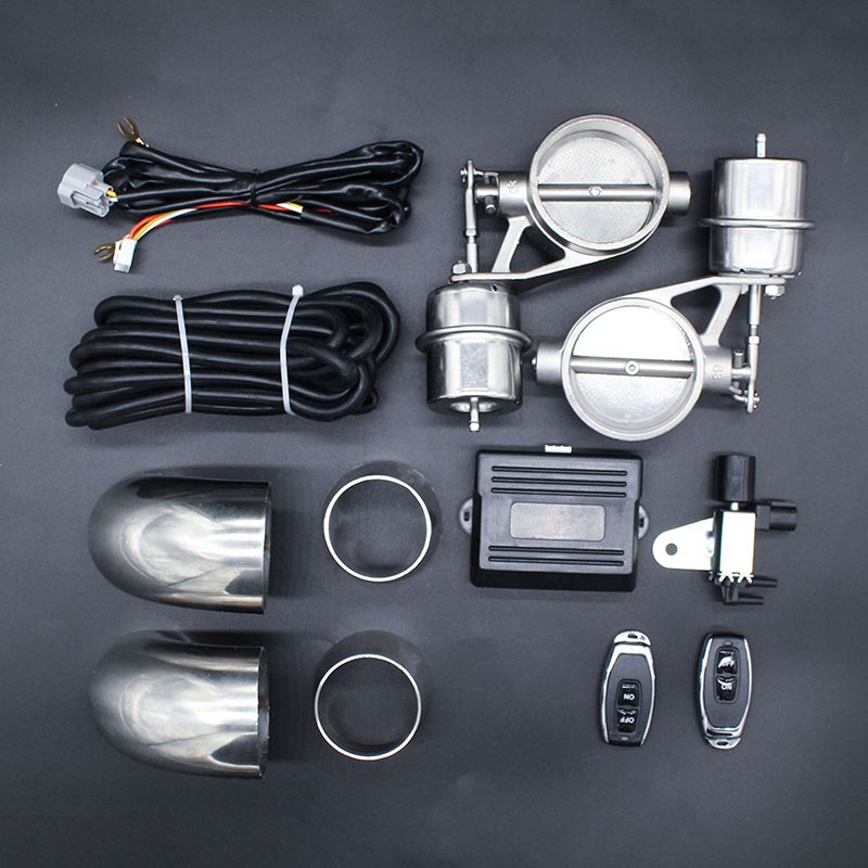 High Quality Universal Exhaust Vacuum Cutout Valve Control Unit Set with Remote Control