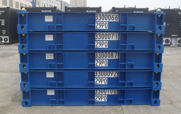 6mm Steel Checkered Plate Floor 20FT Platform Container