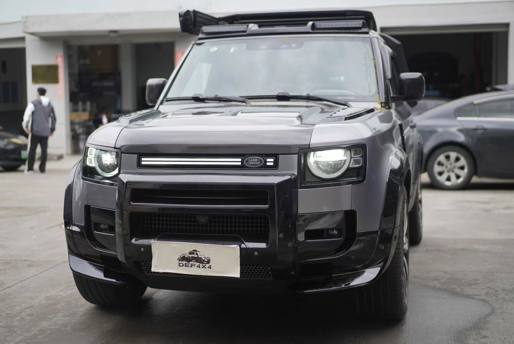 New Three-piece Set ZHOUS DESIGN FRONT SPILLTER front lip for defender 90/110