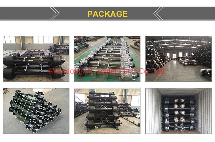 Lowbed Trailer Lowboy Axle Rear Trike Torsion Axle Agricultural Axle