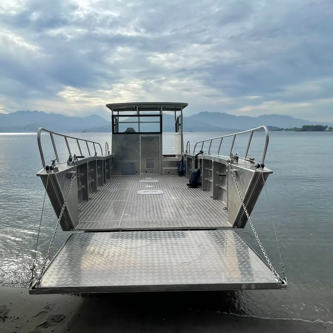 10m 33FT Aluminum Work Boat Aluminium Speed Fishing Sport Motor Cargo Boat Transport Landing Craft for Sale