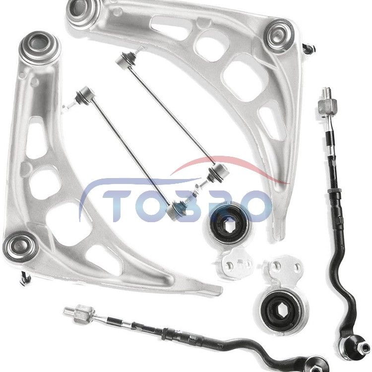 Suspension Kit with Tie Rod Bushing Control Arm for BMW E46 31126758520 31121094465 31126757624 31126777851