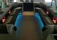 Quality Factory Directly Supply 22FT Marine Grade Aluminum Lake&River Family Luxury Pontoon Boats