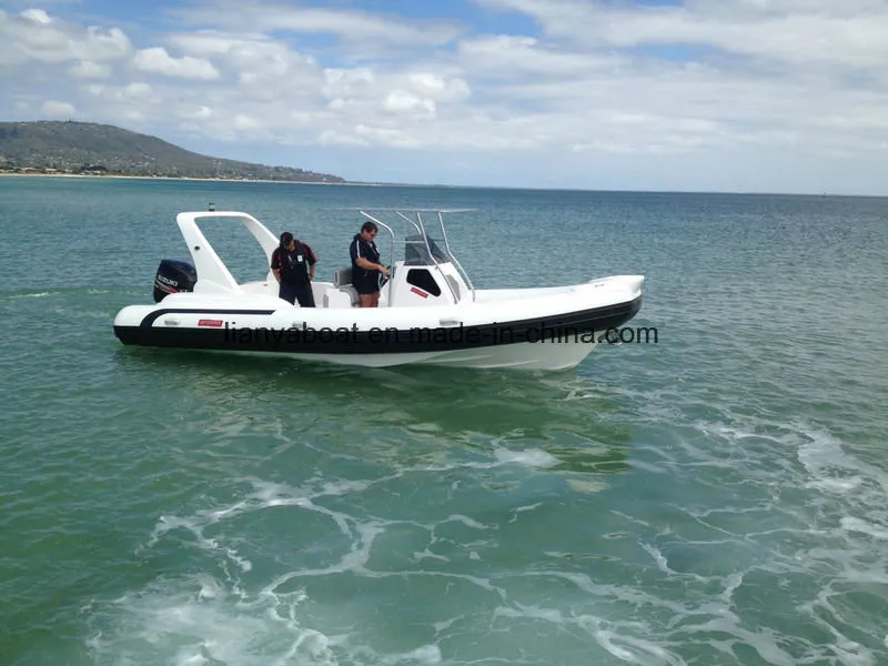 Liya 25FT Hypalon Boat Military Rubber Boats Rib Boat