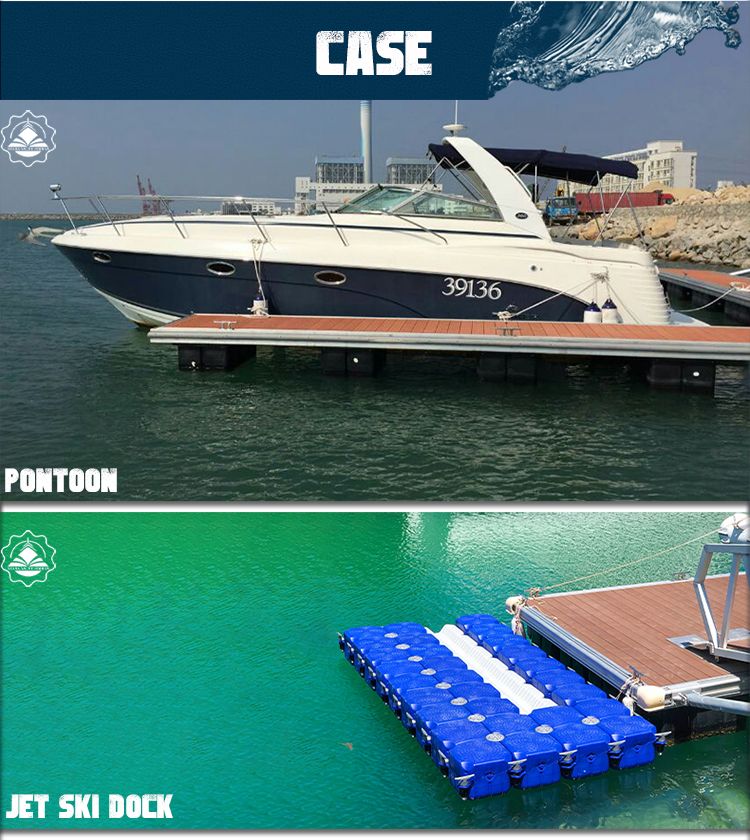 Dock Floats Using EPS for Fish Framing Floats