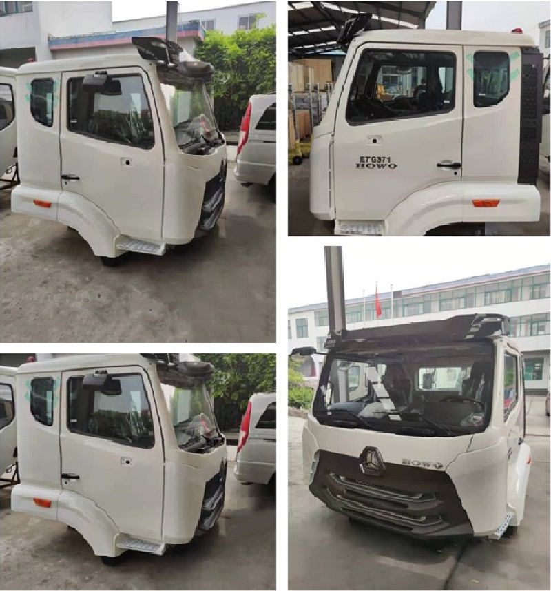 Extended 371HP Flat Roof Sinotruk HOWO Cabin