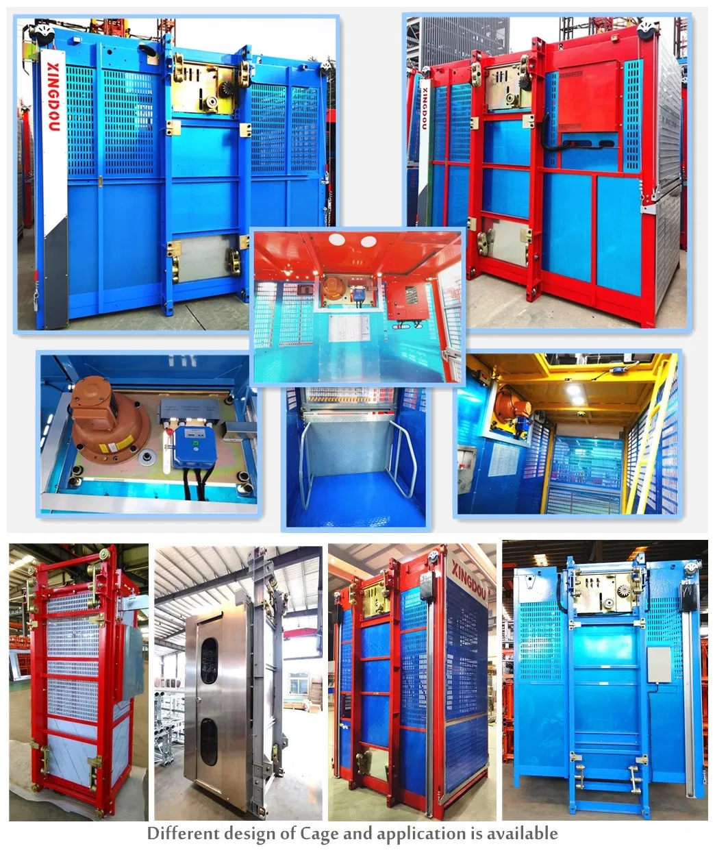 Direct Factory Construction Passenger Materials Lifting Equipment Hoist Elevator