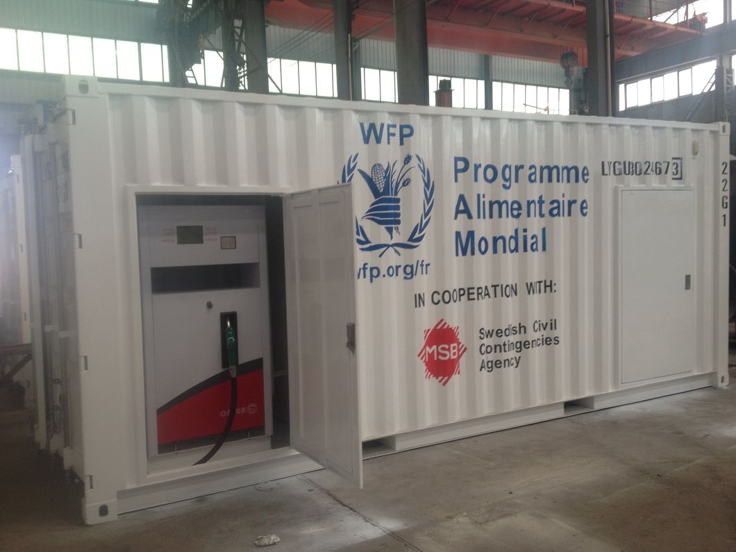 20FT Gasoline Container Mobile Fuel Station for Sale