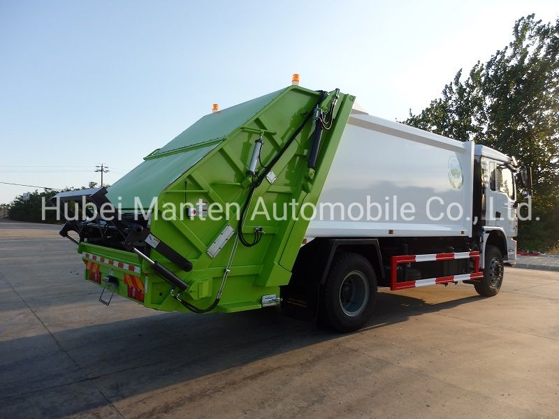 2023 Shacman 4X2 Rhd 10cbm 12cbm Garbage Refuse Compressed Truck Hot Sale