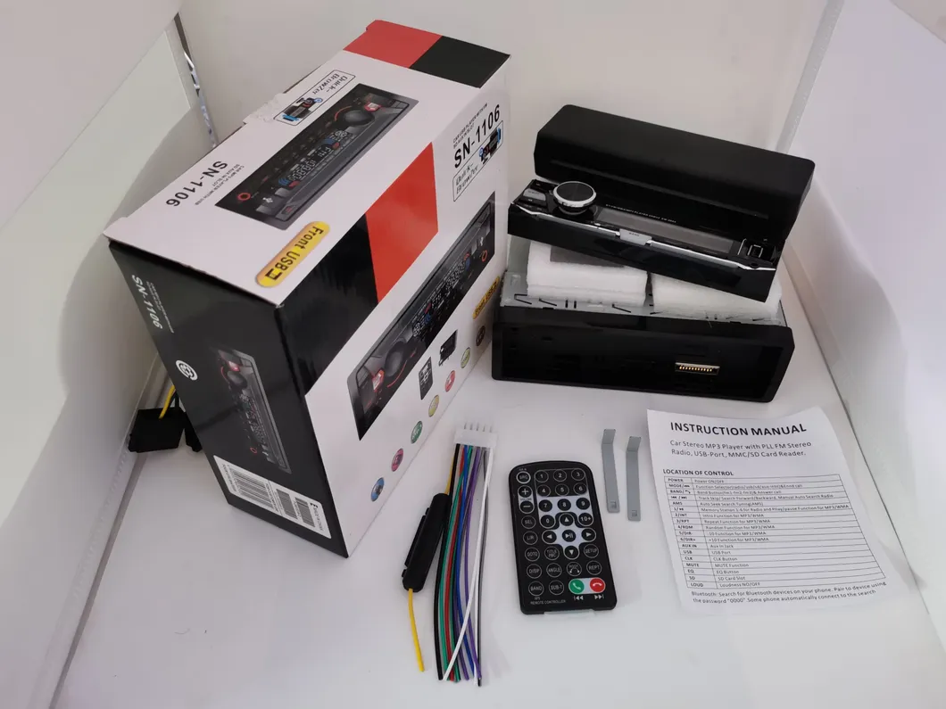 Car Phone Charge High Quality One DIN Transmitter MP3 Player