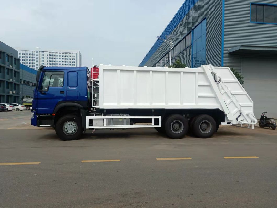 HOWO 12m3 14m3 Capacity Compressed Garbage Truck 10 Ton 12ton Compactor Garbage Truck Factory Directly Selling