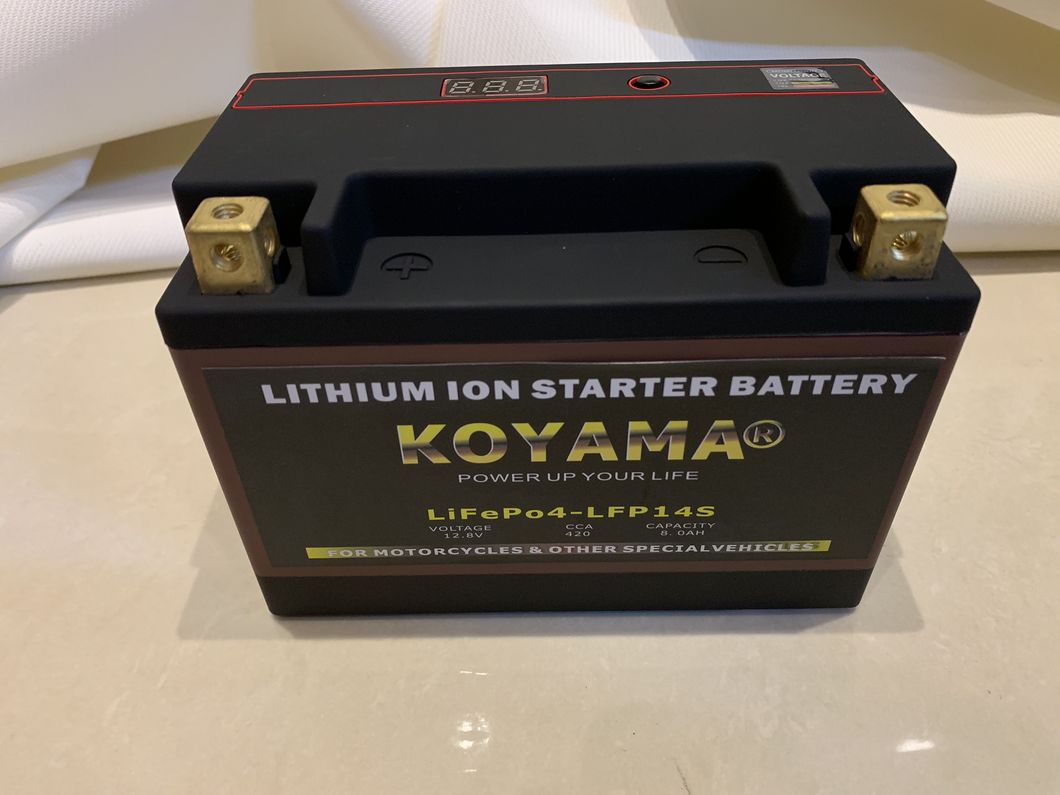 Factory OEM LiFePO4 Motorcycle Battery LFP14s 12V Li Ion Battery