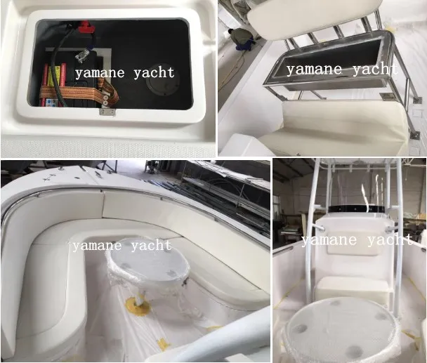 Yamane 7.20m 24FT Professional Fiberglass Center Console Fishing Vessel T-Top Speed Boat