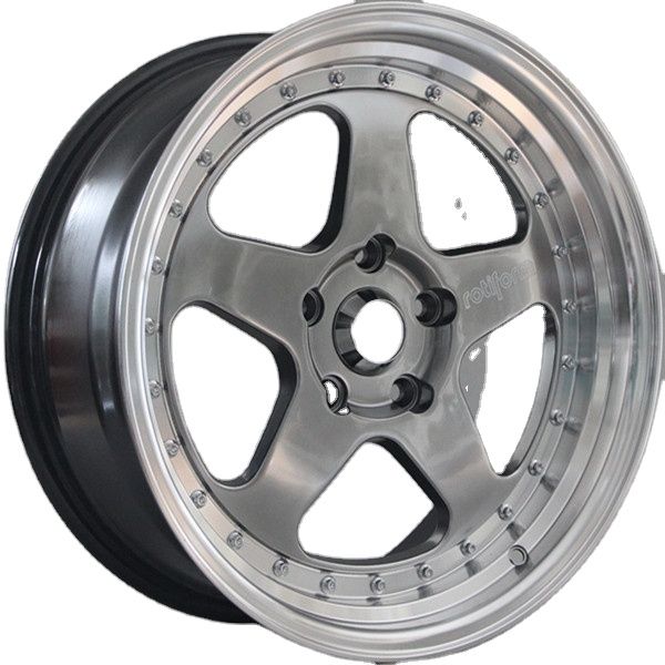 13 14inch Muscle American Alloy Wheels Steel Rim with Deep Dish Machine Lip