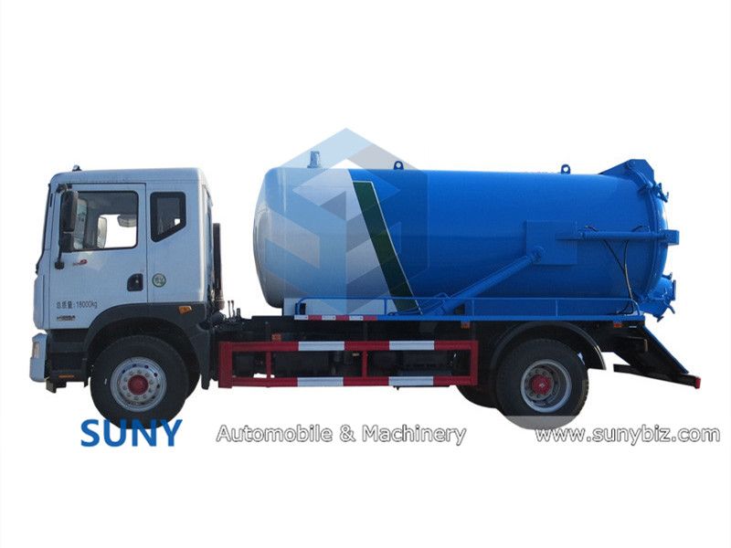 DFAC 4X2 Driven 10000 Liters Vacuum Septic Suction Tanker