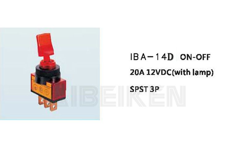 on-off Toggle Switch with Green LED Indicator Spst 3p Auto Switch