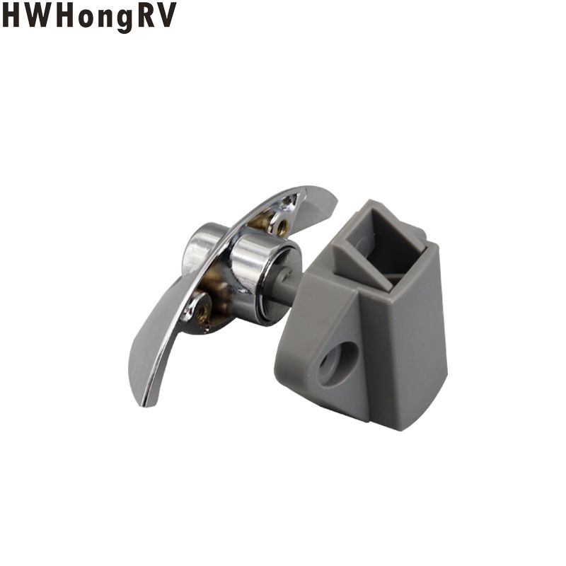 Hwhongrv Zinc Alloy Boat Motorhome Caravan Trailer RV Push Button Locks Handle Press Cabinet Door Lock 1