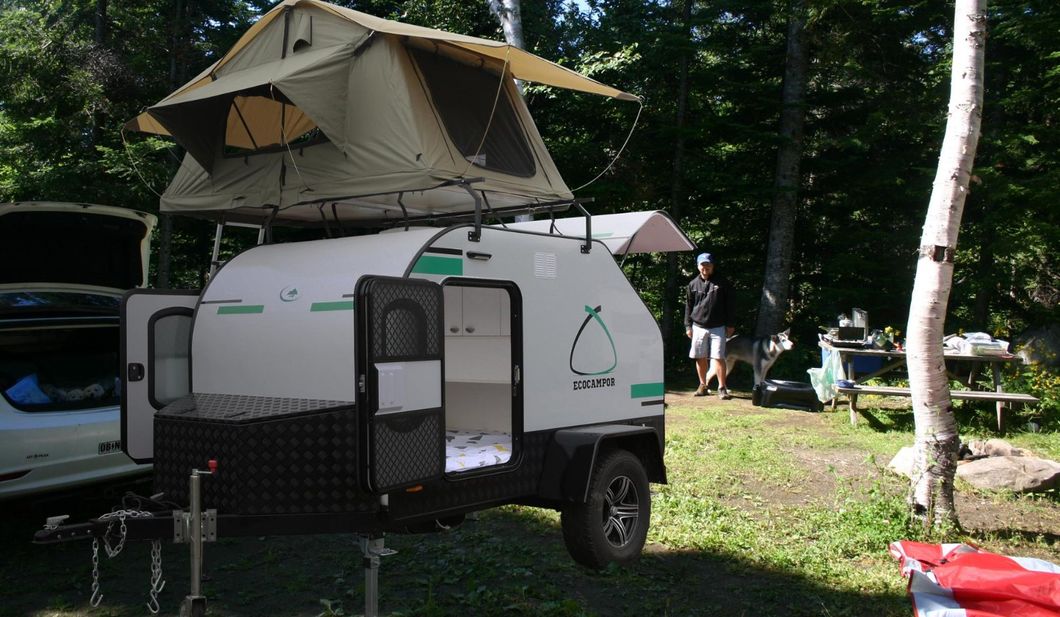 4X4 Offroad Teardrop Camper Trailer Camp Small Aluminium off-Road Car Customized Campers Mini Travel Caravans