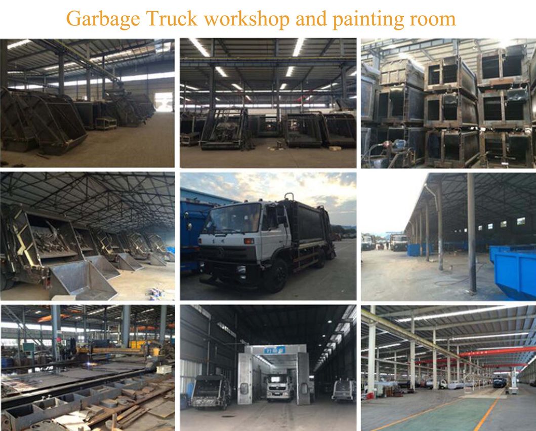 Dongfeng 4*2 8ton 6cbm Detachable Container Type Garbage Truck Hook Arm Lift Garbage Truck