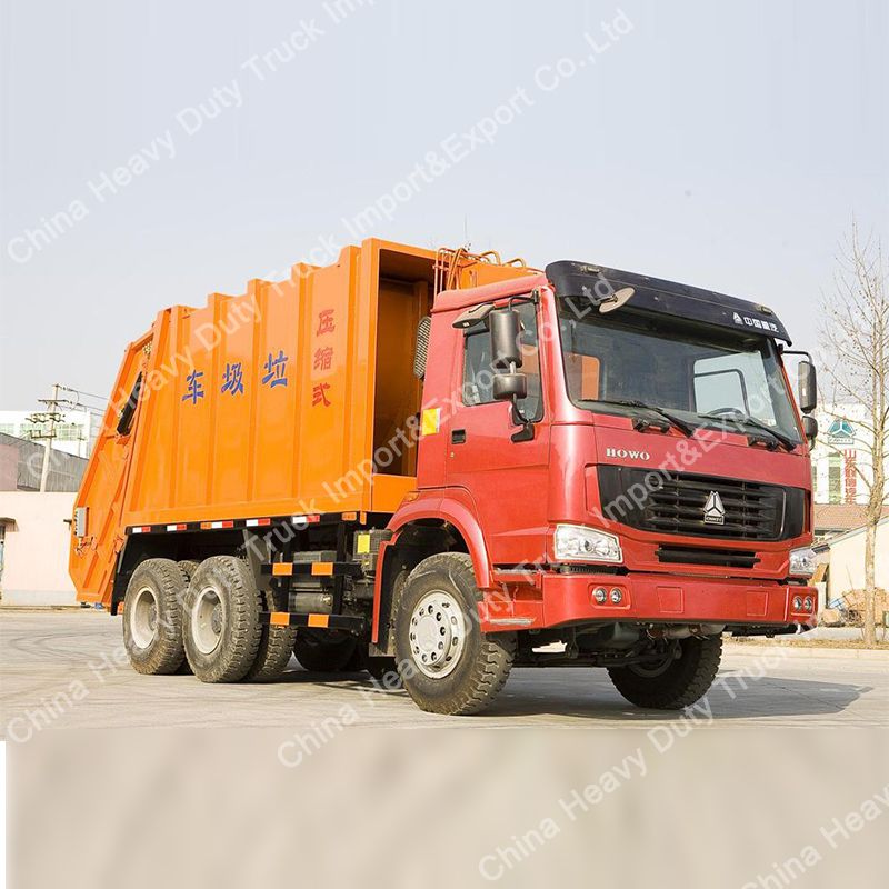 HOWO 6X4 Type of 18m3 Rear Load Garbage Truck (ZZ1257N4641)