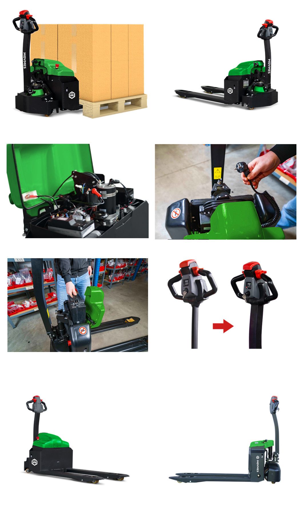 2.0t/Ton 2000kg Automated Pallet Jack