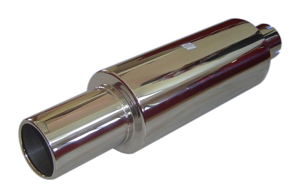 Round Welded SS304 Exhaust Silencer Muffler with High Quality Stainless Steel