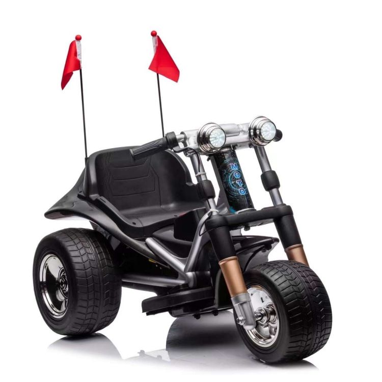12V7ah Big Battery Two Motors Big Size Cool ATV Motorcycle Electric Trail Motorcycles Three-Wheeled Kids Electric Motorcycle