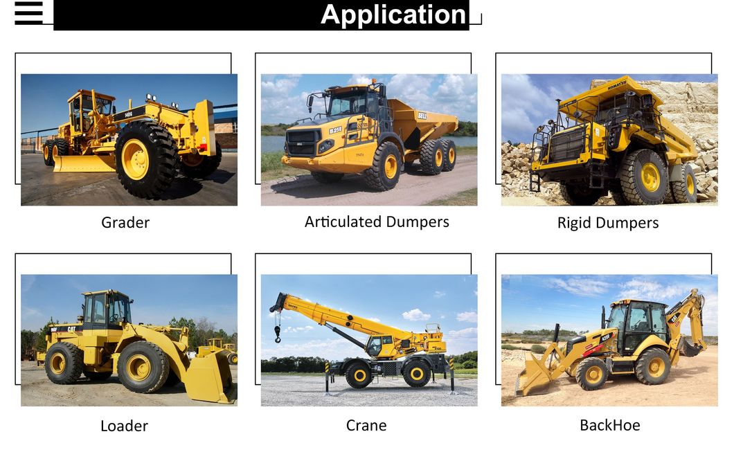 Hanmix off-The-Road Radial OTR Tires on Articulated &amp; Rigid Dumper Loader Grader Dozer E3 L3 E3/L3 E4 E4/L4 L5 L5s