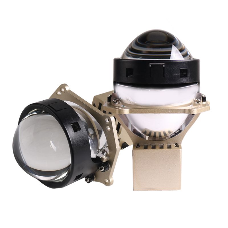 High Quality New Smart Design Lk3l Bi LED Laser Projector Lens Headlight 130W with 3 Pieces Fan Automotive Lamps for Auto Factory Oneline Store