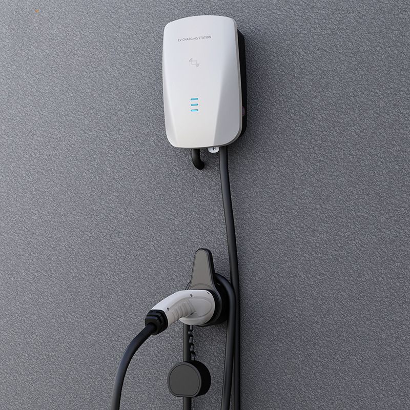 Type1 Cable 32A 7.6kw EV Charger Type2 APP Control for Electric Car Wallmount Charging Station