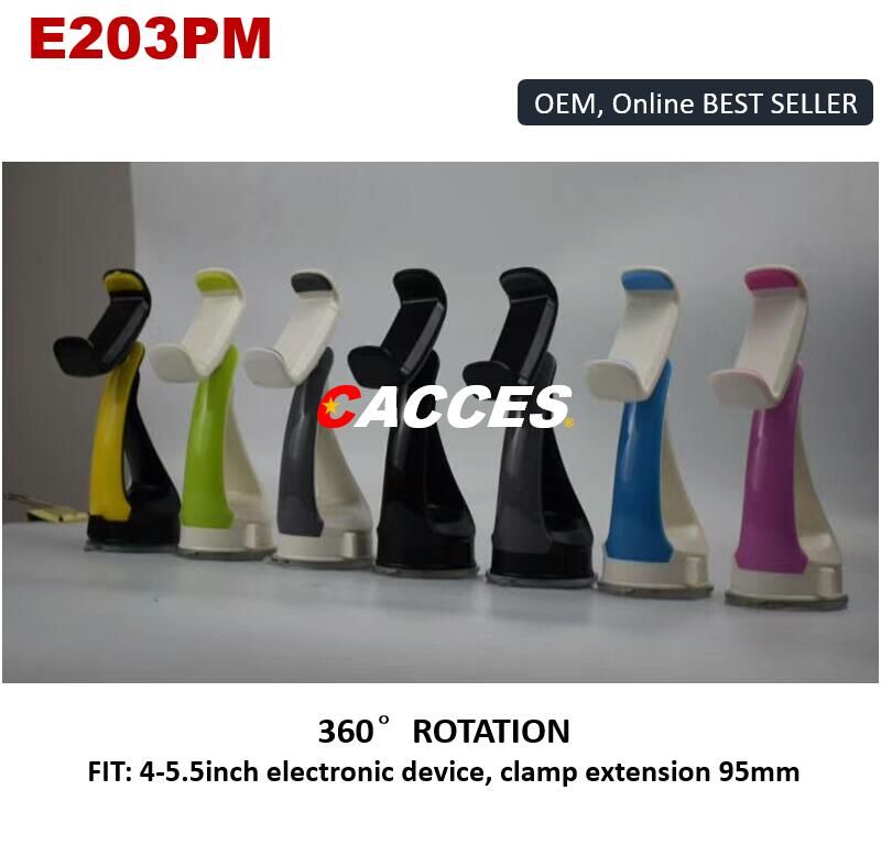 Windshield Car Holder,Windscreen Mobile Phone Mount,Universal Flexible Car Cradle for Iphon,Samsung,Huawei,Xiaomi,etc Optional Base for Dashboard Phone Stand