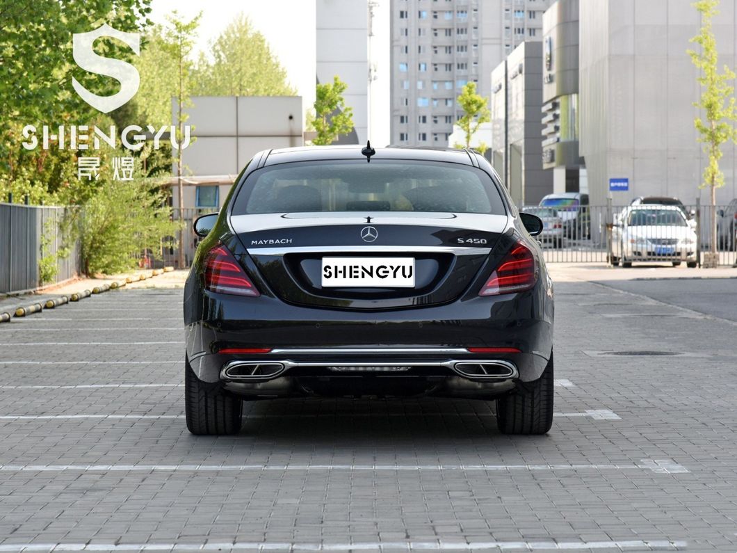 Car Bodykit for Mercedes Benz S Class W222 2014-2020 Change to Maybach Model Include Front and Rear Bumper Assembly with Grille Rear Diffuser Tail Pipes